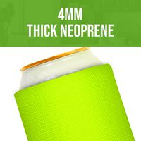 Support magnétique en néoprène vierge pour canette de 12 oz, idéal pour la sublimation, fixation au réfrigérateur, pour canettes de bière standard, parfait pour les fêtes BBQ et de plage, vente en gros