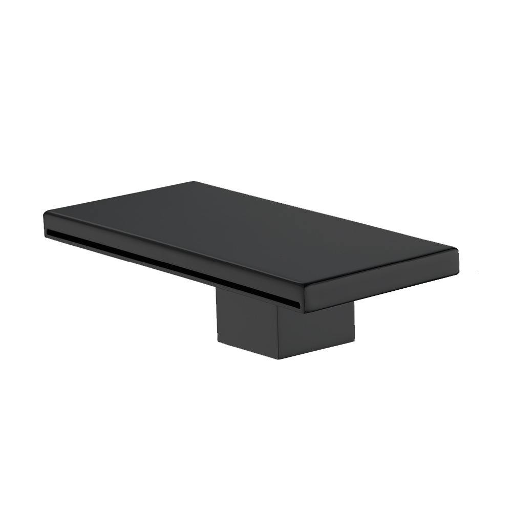 Bouche plate de cascade noire