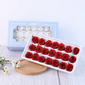 dropshipping products 2023 preserved roses wholesale high quality grade A preserved rose heads immortal flower preserved flowers