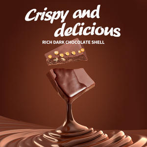 Candy <strong>Chocolate</strong> <strong>Valentine's</strong> Day Hazelnut Solid Compound Biscuit Wholesale Halal Compound Filling Nuts <strong>Chocolate</strong> bar Custom - Product Image 5