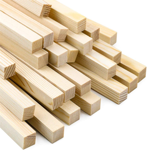 Factory wholesale customization 25 Pack Unfinished Wooden Square Dowel Rod Hardwood Square Dowel Sticks for DIY Crafts Projects