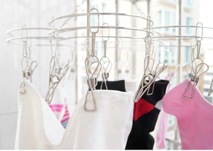 Silver Clothes <strong>Clips</strong> Non slip <strong>Hangers</strong> Sock <strong>Hanger</strong> and Stainless Steel Socks Peg and <strong>Hanger</strong> With 20 Pegs - Product Image 3