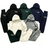 Ensemble sweat-shirt et pantalon tricoté ample pour homme, style rétro avec lettres, collection printemps/automne/hiver