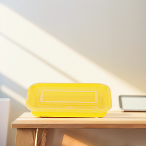 Boîte à bento rectangulaire jetable de vente chaude récipient à déjeuner en plastique de qualité alimentaire pour jus nouilles d'aliments pour animaux de compagnie chewing-gum Pizza - Product Image 1