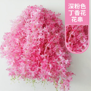 Guirlandes de fleurs artificielles de lilas couleur champagne, branche unique, fleurs en soie plastique pour décoration de mariage, hôtel, intérieur et extérieur - Product Image 2
