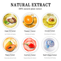 Masque Facial en Tissu KORMESIC Soin Anti-Âge Éclaircissant Apaisant Hydratant aux Fruits pour l'Éclat du Teint