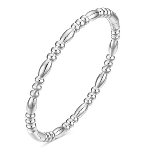 Stainless Steel 5Mm Ball Design <b>Bangle</b> <b>Bracelet</b> Gold <b>Silver</b> Unisex Jewelry Fashion Accessory - Product Image 4