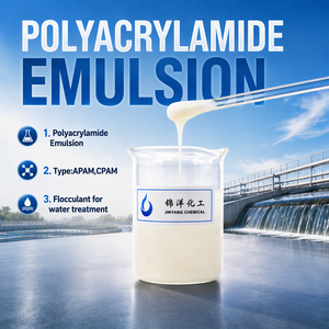 Producto Químico para Tratamiento de <span class=keywords><strong>Agua</strong></span>, <span class=keywords><strong>Floculante</strong></span>, Emulsión de Poliacrilamida APAM, Fabricante Chino - Product Image 1