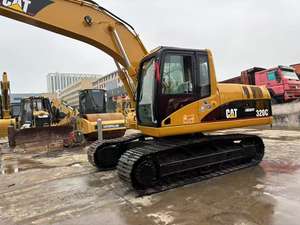 เครื่องขุด320c หนอนผีเสื้อแบบใช้แล้วพร้อมส่วนประกอบหลักมอเตอร์128KW กำลัง21000กก. อุปกรณ์ก่อสร้างที่มีน้ำหนักในการปฏิบัติการ - Product Image 6