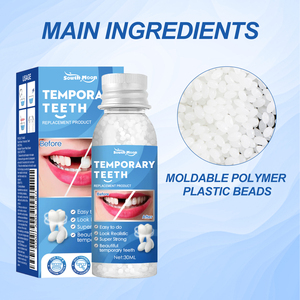 Herramientas de reparación dental para dientes, cuentas de reparación de dentaduras postizas para arreglar el relleno de dientes rotos faltantes, dentaduras postizas de ajuste alto - Product Image 4
