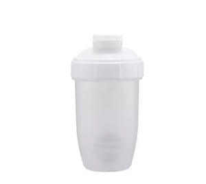 New Style Fitness Protein Shaker Cup 500ml Sports Gym Water Bottle Scale Eco-Friendly PC <b>Plastic</b> <b>Straw</b> Cap Back School Unisex - Product Image 4