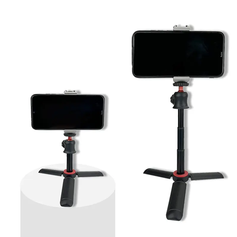 Mini trépied universel 1/4 ''pour Smartphone Action Camera Holder Monopod pour iPhone/Samsumg/Xiaomi pour Gopro 6 /DJI