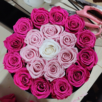 Rangkaian Bunga Mawar Awet dengan Hiasan Mata Jahat untuk Dekorasi Rumah di Hari Valentine, Hari Ibu, Hari Thanksgiving, dan Pernikahan