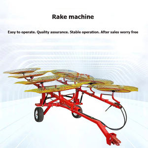 Tracteur met en œuvre et accessoires collecteur de paille de blé râteau à foin à ressort roue - Product Image 2