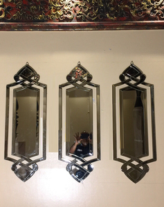 Espejo de Pared Biselado de Diseño de Alta Calidad para <span class=keywords><strong>Comedor</strong></span>, Juego de 3, para Decoración, Usado en Hoteles - Product Image 3