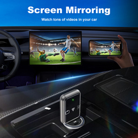 Adaptateur sans fil CarPlay 3 en 1 pour écran de voiture, Linux Miracast Airplay, adaptateur USB C pour téléphone, dongle de mise en miroir pour iPhone