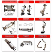 Convertidor Catalítico de Escape para Honda Civic 1.8L 2006-2011 Motor R18A OE 18160-RNA-A00 18160-RNA-A50 Ajuste Directo Sin Error de CEL