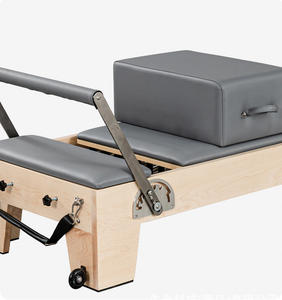 Tour de Pilates Reformer Professionnel OBG Durable en Bois d'Érable pour Entraînement en Studio, Demi-Trapeces, Poids Max. Utilisateur 200kg - Product Image 5
