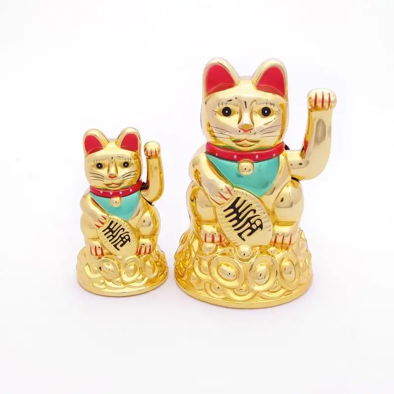 יפני מזל קסם ללחוץ ידיים fengshui מזל חתול maneki neko עבור בנק בית סלון פתיחה המשמח מתנה