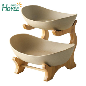 Panier créatif à Double couche <span class=keywords><strong>en</strong></span> <span class=keywords><strong>céramique</strong></span>, assiette <span class=keywords><strong>de</strong></span> <span class=keywords><strong>fruits</strong></span> européenne <span class=keywords><strong>de</strong></span> haute qualité pour la maison - Product Image 4