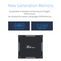 Topleo 4gb 32gb s905x3 4gb x96 max plus 4gb 64gb android tv box 9,0