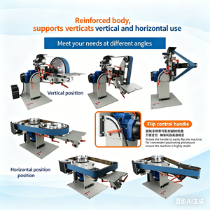 Amoladora de Banda Eléctrica Industrial Personalizada, Multifuncional, Vertical y Horizontal, de Doble Propósito, 2x72, con Velocidad Variable - Product Image 2