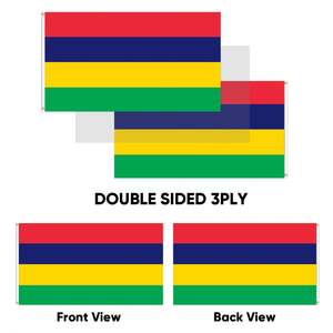 Drapeaux de l'île <span class=keywords><strong>Maurice</strong></span> <span class=keywords><strong>en</strong></span> gros 3x5 pieds, polyester 68D/100D, personnalisation de toutes les nations, expédition rapide, fournisseur fiable, livraison rapide - Product Image 4