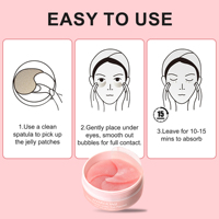 60 patchs patchs pour les yeux pour les cernes anti-rides hydratant caféine Pdrn masque rétinien sous les yeux