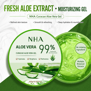 <span class=keywords><strong>Gel</strong></span> corporel naturel à l'<span class=keywords><strong>aloe</strong></span> <span class=keywords><strong>vera</strong></span>, infusé aux minéraux végétaux, hydratation intense, apaisant pour la peau, réparation de la barrière cutanée, soin quotidien, convient à tous les types de peau - Product Image 1