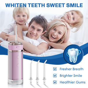 4 puntas recargables inalámbricas para <span class=keywords><strong>irrigador</strong></span> bucal 250ml IPX7 tanque de agua impermeable hilo <span class=keywords><strong>dental</strong></span> inalámbrico agua hilo <span class=keywords><strong>dental</strong></span> - Product Image 5