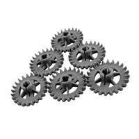 Yuetian Gear 24 dents couronne bloc briques en plastique petites particules jouet blocs de construction NO.3650b