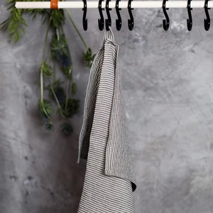 Bois Rose lin torchon délavé à la pierre doux coton torchon pour cuisine tricoté essuie-mains pour usage domestique - Product Image 1