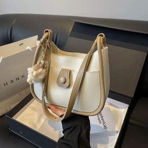 Sac à bandoulière tendance fait main <span class=keywords><strong>pour</strong></span> <span class=keywords><strong>femme</strong></span>, en matériau DIY, couleur unie, style sous le bras - Product Image 3