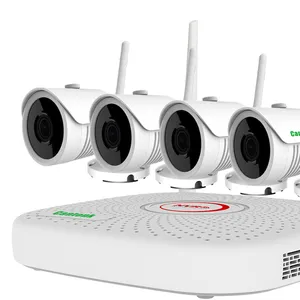 Система видеонаблюдения Bitvision для домашней безопасности, h.265, 1080P, 4-канальный комплект беспроводного видеорегистратора