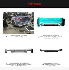 Diffusore in Fibra di Carbonio RS4 S4 per <span class=keywords><strong>Audi</strong></span> S4 B9 Tipo 8W <span class=keywords><strong>A4</strong></span> Sline Sport Sedan 2020-2023 - Product Image 6