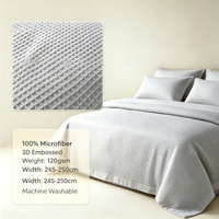 Tissu Jacquard 100% Polyester Respirant Teint en Fil, Texture Élégante, Largeur 98 pouces, pour Textile de Literie Moderne de Chambre à Coucher