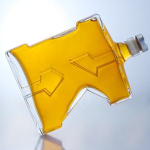 <span class=keywords><strong>La</strong></span> forma de <span class=keywords><strong>la</strong></span> letra K Botellas de vidrio Botella de vidrio al por mayor - Product Image 5