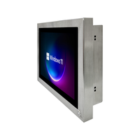 Panel Industrial de pantalla táctil todo en uno de acero inoxidable de 15 pulgadas PC IP65 PCAP Ipc Fanless J6412 I5 I7 Linux Window Computer