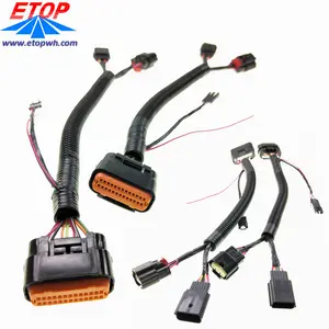 Automobile ECU Sealed Waterproof Connector Wire Harnesses