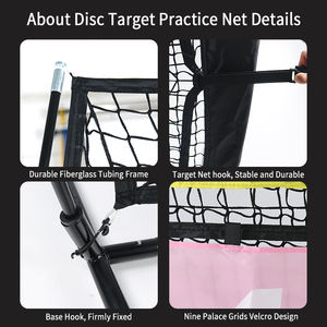 专业飞盘抛靶网户外精钻，可折叠便携式投掷训练器运动批发 - Product Image 3