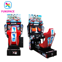 Simulateur de course automobile, machine de jeu d'arcade à monnayeur, équipement de divertissement intérieur pour aire de jeux