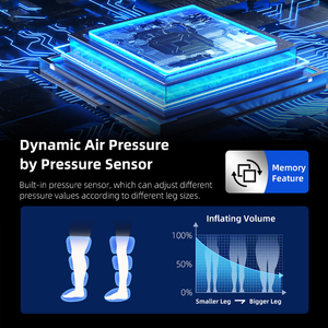 Sepatu Pijat Kompresi Udara 4-Kamar Konbest untuk Pemulihan Kaki dan Relaksasi Tubuh - Product Image 6