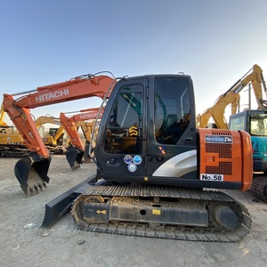 Excavatrice hydraulique sur chenilles Hitachi ZX760 puissante à faible perte de puissance, utilisée pour la plantation agricole, 7 tonnes, 65 kW, moteur à soupapes Kawasaki - Product Image 2