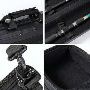 Sac de transport lombaire pour cannes à pêche en EVA, pour cannes de 7 pieds et 6 pieds, étui rigide de voyage pour 2 ou 4 cannes - Product Image 4