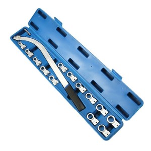 เครื่องมือถอดและติดตั้งสายพานพร้อมประแจปรับความตึง พร้อมอะแดปเตอร์ขับ E10/12/14/16/18 สำหรับการปรับสายพานเครื่องยนต์ - Product Image 1