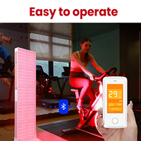 IDEATHERAPY RLPRO100 RED&NIR 630 660 850nm Panneau de luminothérapie LED sur pied PDT pour thérapie par la lumière rouge