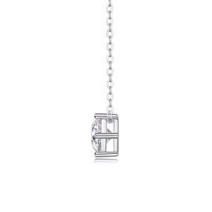 Collier pendentif en diamant hypoallergénique à la mode personnalisé Moissanite coupe brillante cadeau parfait pour les personnes soucieuses de leur style - Product Image 2