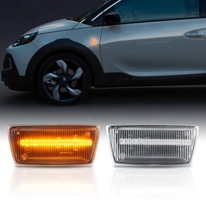 2 pz sistema di illuminazione automatica dinamica per <span class=keywords><strong>Opel</strong></span> Adam Astra H LED indicatore di direzione luce laterale - Product Image 1