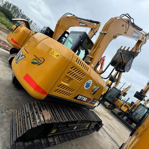 Pelle Sany SY75C d'occasion Capacité de 7 tonnes Machines de construction d'occasion Moteur de pelleteuse sur chenilles hydraulique Pompe à engrenages pour boîte de vitesses - Product Image 1