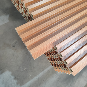 Dễ dàng để làm sạch hiện đại Ốp PVC WPC tấm Tường rãnh bảng Panels cho trong nhà thương mại và phòng tắm không gian - Product Image 2